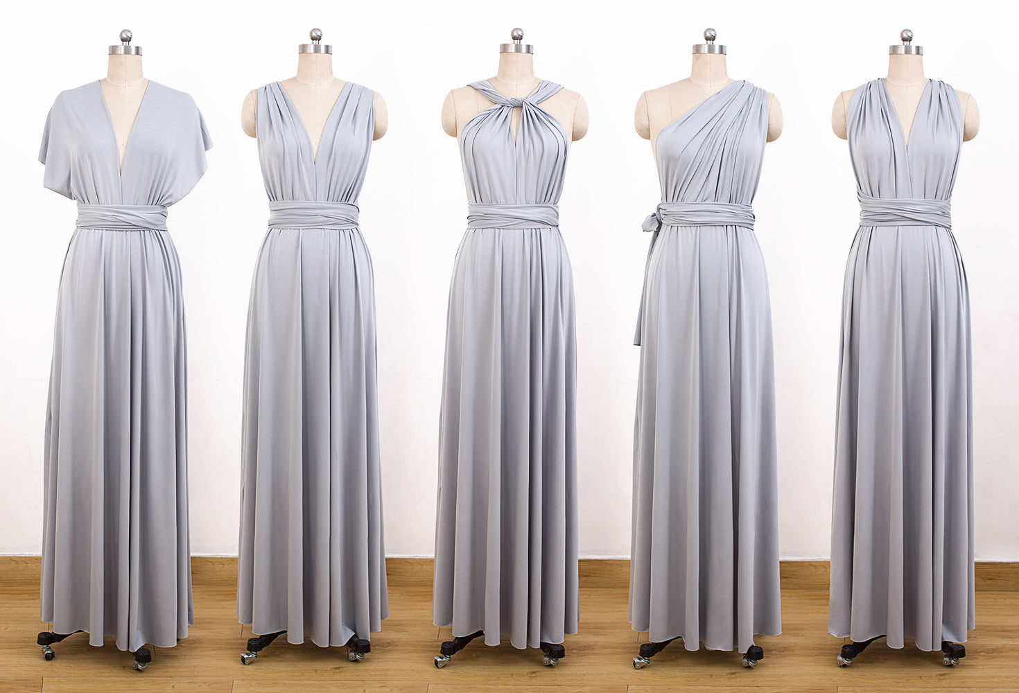 Grey Convertable Dress,Multiway Wrap ...